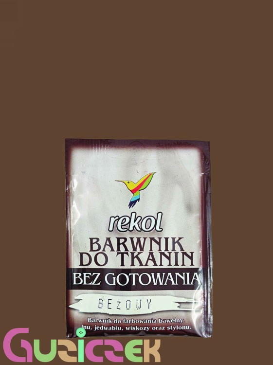 Barwnik do tkanin Rekol bez gotowania beżowy