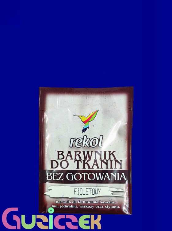 Barwnik do tkanin Rekol bez gotowania fioletowy