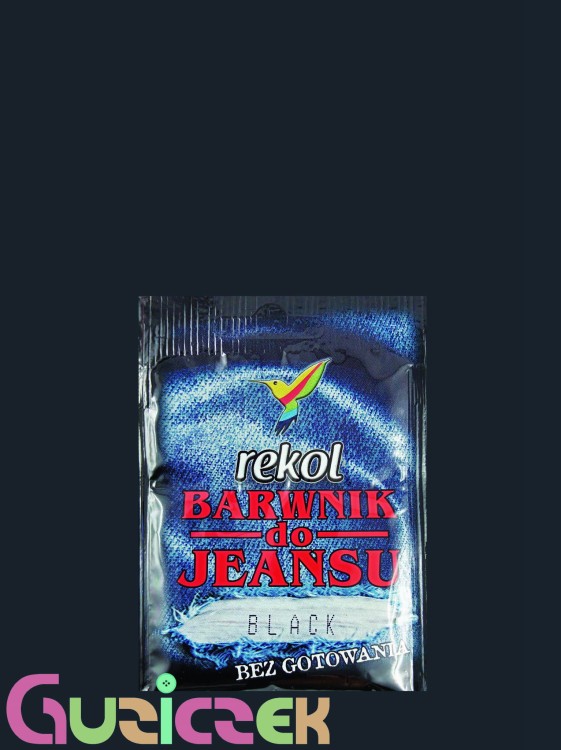 Barwnik do jeansu Rekol bez gotowania czarny