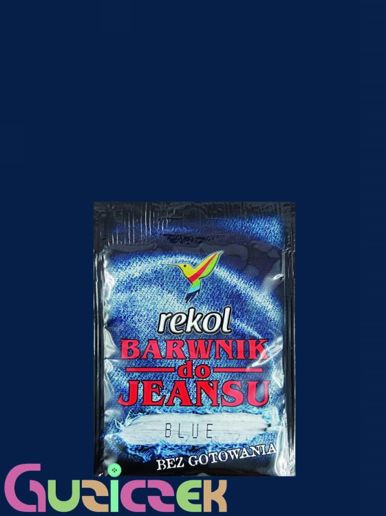 Barwnik do jeansu Rekol bez gotowania niebieski