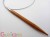 Druty drewniane 9,0mm, na żyłce stalowej 80cm
