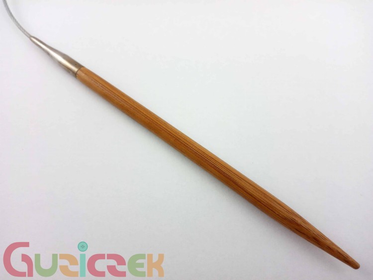 Druty drewniane 6,0mm, na żyłce stalowej 80cm