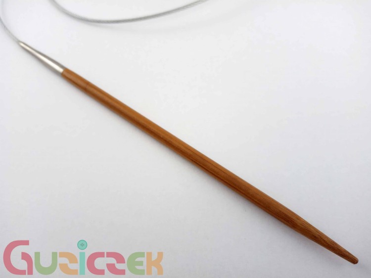 Druty drewniane 4,5mm, na żyłce stalowej 80cm