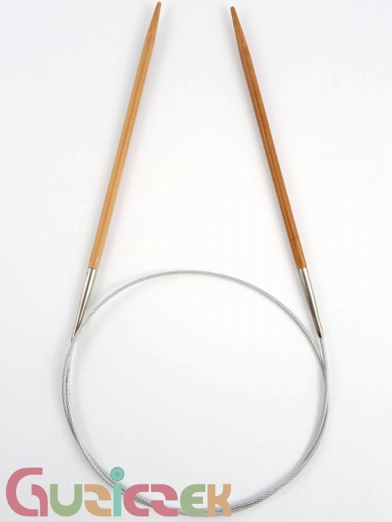Druty drewniane 4,5mm, na żyłce stalowej 80cm