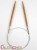 Druty drewniane 7,0mm, na żyłce stalowej 80cm