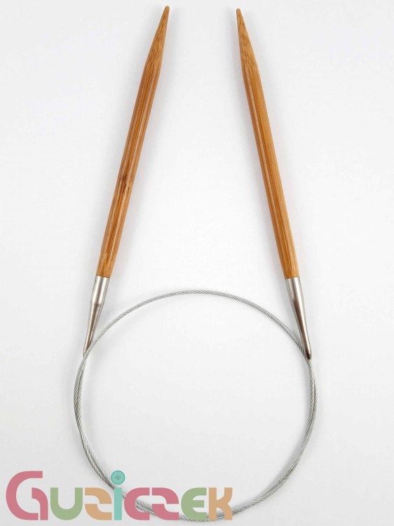 Druty drewniane 7,0mm, na żyłce stalowej 80cm