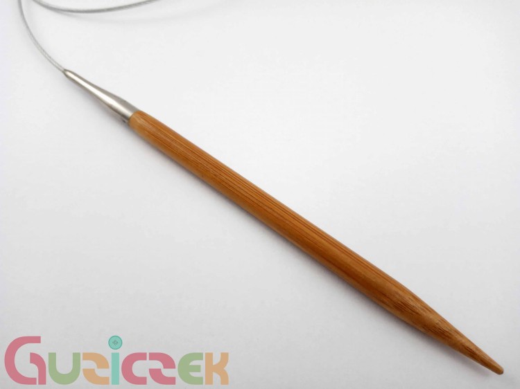 Druty drewniane 7,0mm, na żyłce stalowej 80cm