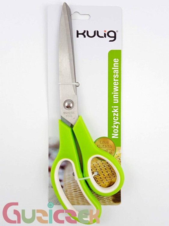 Nożyczki uniwersalne Kulig 25cm zielone