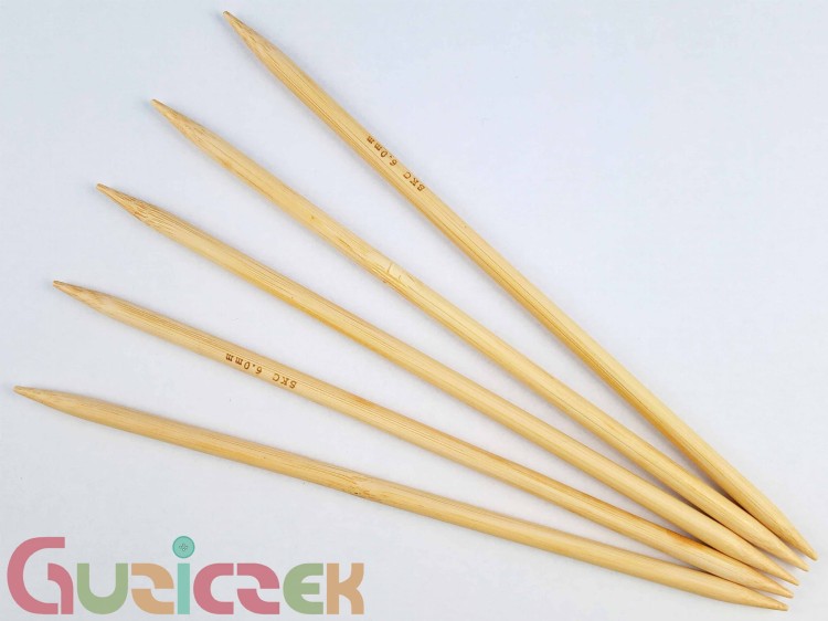 Druty do skarpet SKC 6,0mm, bambusowe