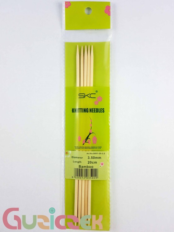 Druty do skarpet SKC 3,5mm, bambusowe