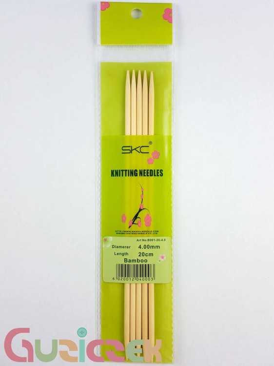 Druty do skarpet SKC 4,0mm, bambusowe