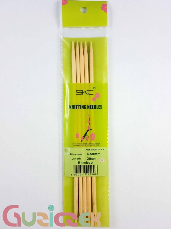 Druty do skarpet SKC 4,5mm, bambusowe