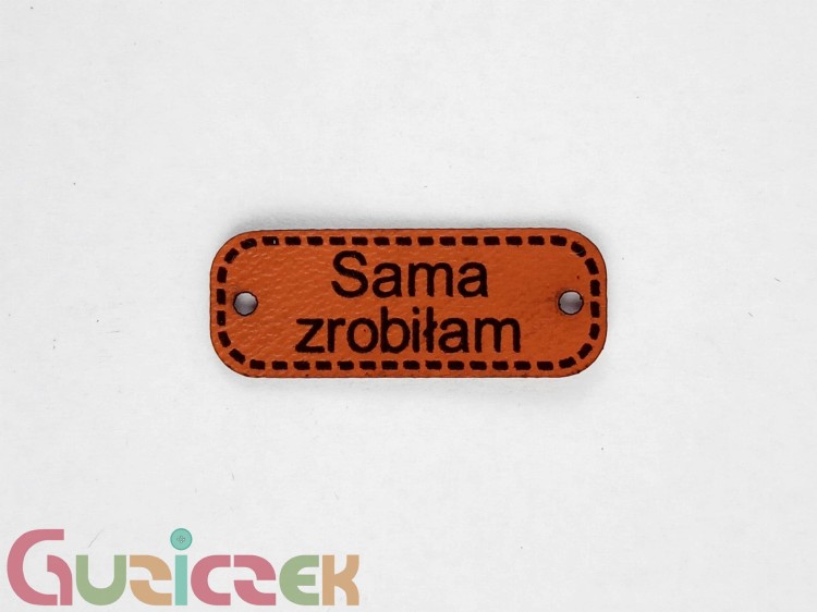 Sama zrobiłam, ceglany