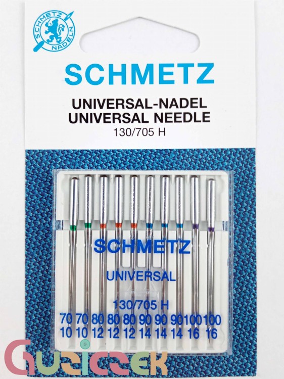 Igły półpłaskie Schmetz uniwersalne mix 70-100