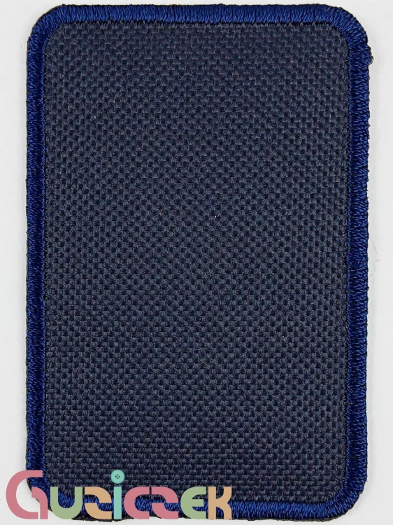 Naprasowanka Prostokąt 45x65 mm granatowa