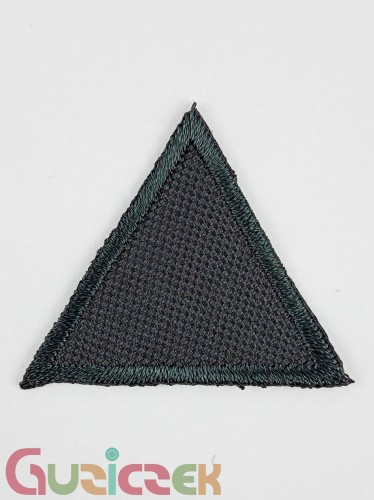 Naprasowanka Trójkątna 40x40 mm grafitowa