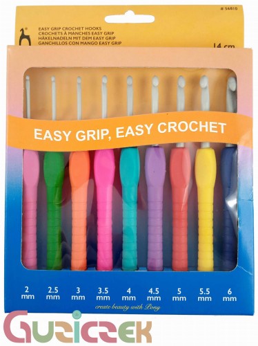 Zestaw szydełek Pony 2,0-6,0mm, teflonowe