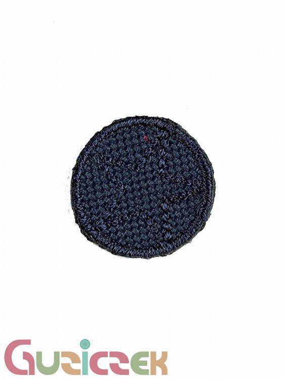 Naprasowanka Koło 19x19 mm granatowy