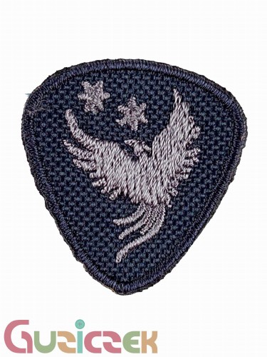 Naprasowanka Ptak 30x30 mm granatowy