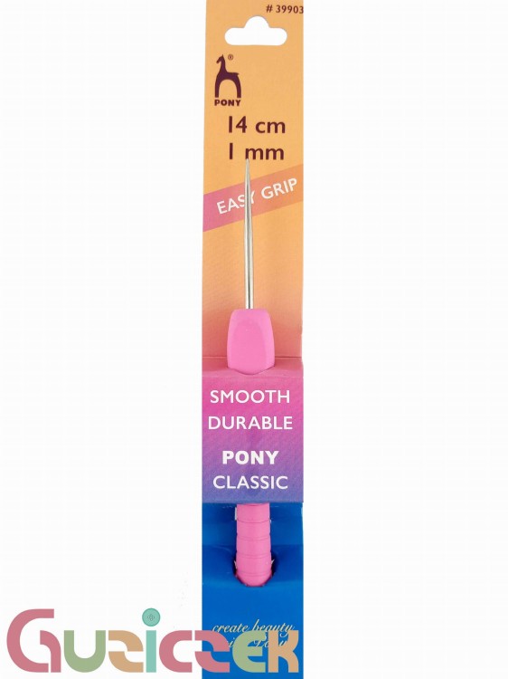 PONY szydełko stalowe z rączką 1,0mm