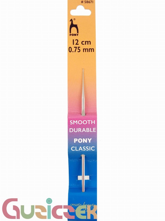 PONY szydełko stalowe bez rączki 0,75mm