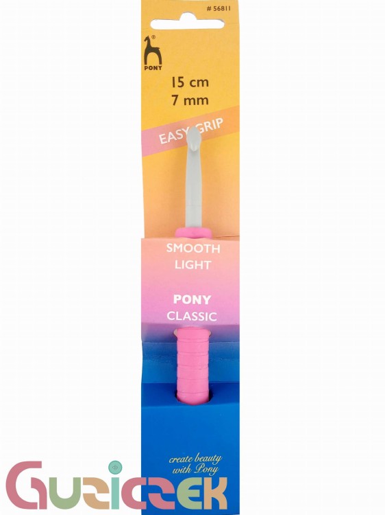 PONY szydełko plastikowe z rączką 7mm