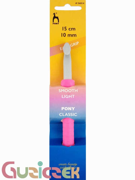 PONY szydełko plastikowe z rączką 10mm