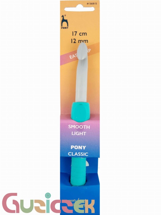 PONY szydełko plastikowe z rączką 12mm