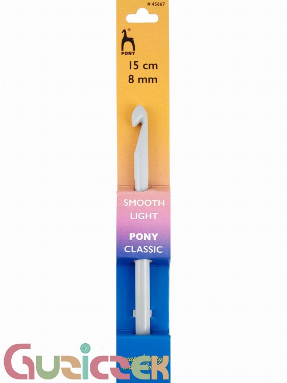 PONY szydełko plastikowe bez rączki 8,0mm