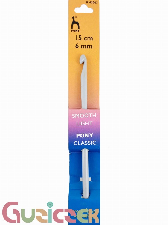 PONY szydełko plastikowe bez rączki 6,0mm