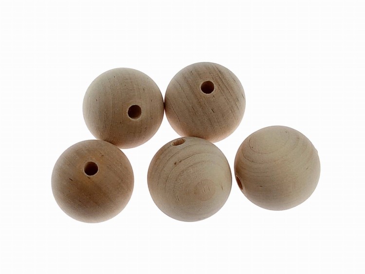 Koralik drewniany 30 mm