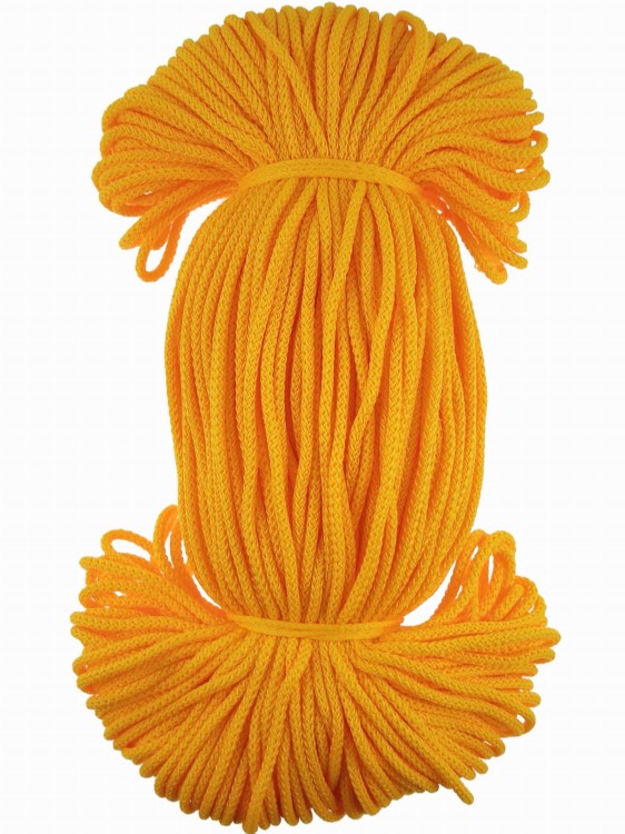 Sznurek poliestrowy 2mm żółty 005