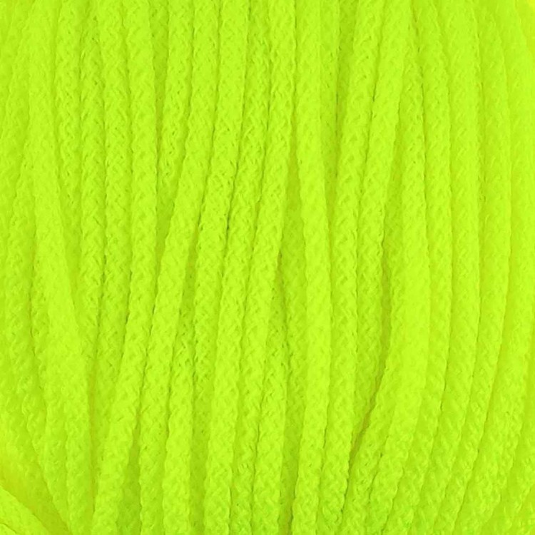 Sznurek poliestrowy 2mm żółty neon 004