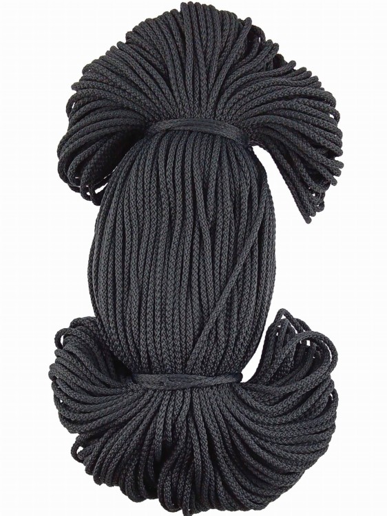 Sznurek poliestrowy 2mm grafitowy 031