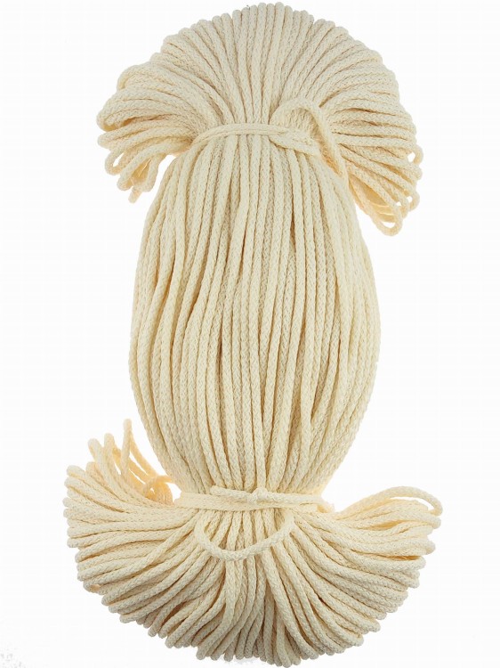 Sznurek poliestrowy 2mm ecru 002