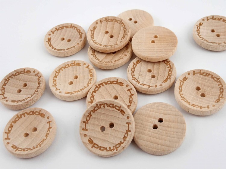 Guzik drewniany 22mm handmade
