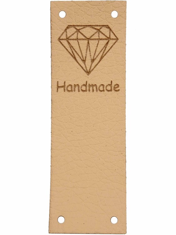 Handmade z diamentem, beżowy