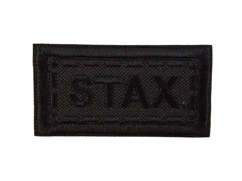 Naprasowanka Stax 47x25 mm czarny