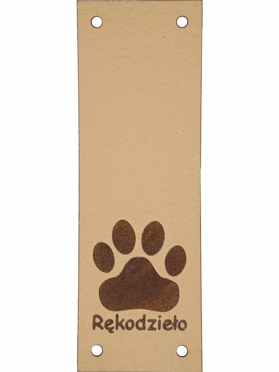 Rękodzieło z łapą 6x2 beżowy