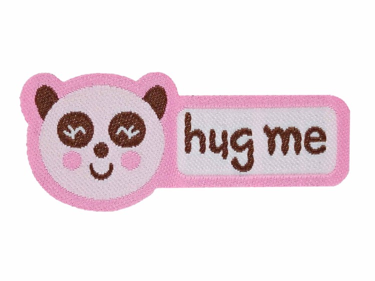 Naszywka materiałowa 2x4,5 HUG ME