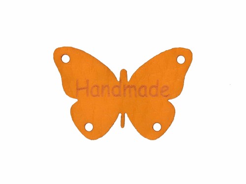 Handmade w kształcie motyla 2x3 pomarańczowy