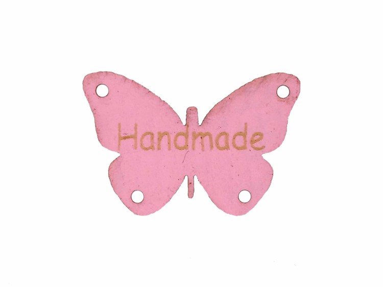 Handmade w kształcie motyla 2x3 różowy