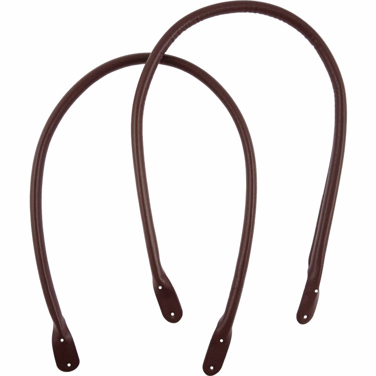 Ucha do torby ze sztucznej skóry 65cm brązowy