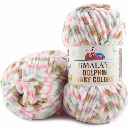 Włóczka Himalaya Dolphin Baby Colors 80413