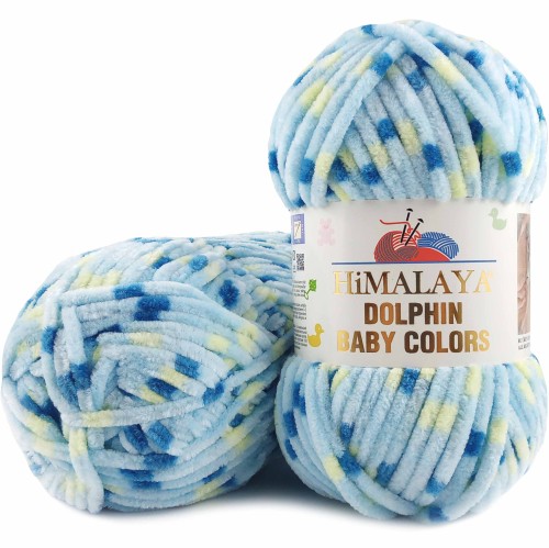 Włóczka Himalaya Dolphin Baby Colors 80403