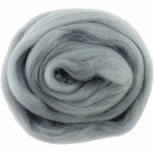 Wełna czesankowa 25g szary