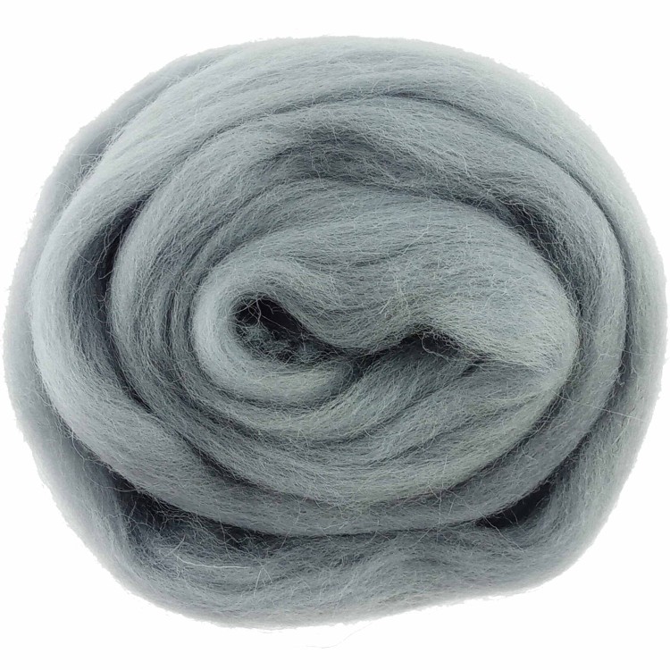 Wełna czesankowa 25g szary