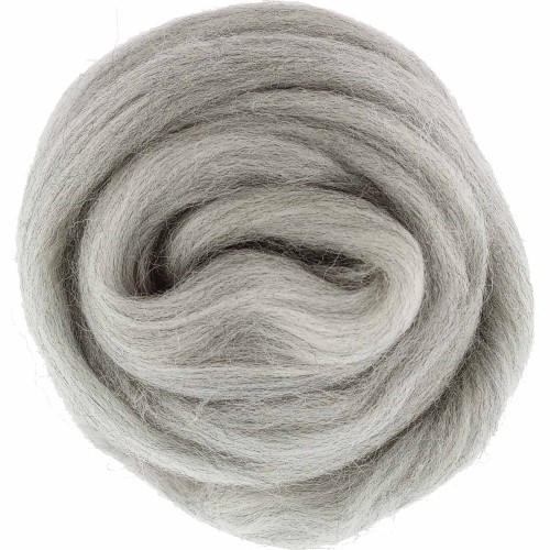 Wełna czesankowa 25g popielaty