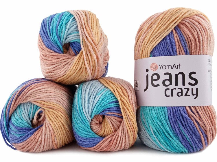 Włóczka YarnArt Jeans Crazy 8207