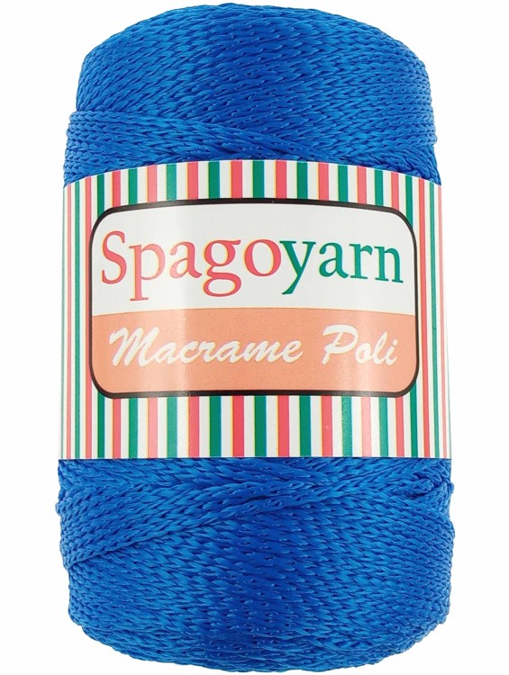 Sznurek Spagoyarn Macrame Poli 240 chabrowy